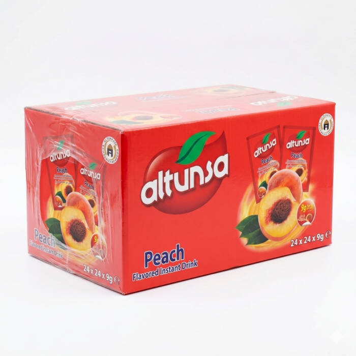 Altunsa Şeftali Aromalı Soğuk Toz İçecek 9 G x 24 Adet 1 KOLİ - 1