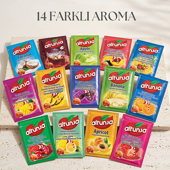 Altunsa Soğuk Toz İçecek 9 G x 24 Adet – 14 Farklı Aroma - 3