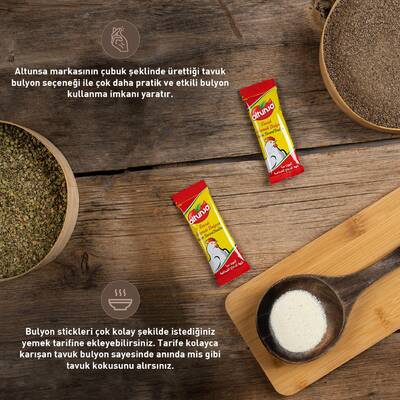 Altunsa Tavuk Bulyon Stick 6 Gr x 24 Adet - 4