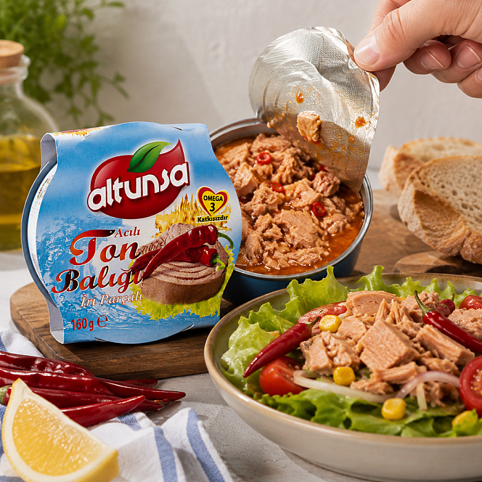 Altunsa Acılı Ton Balığı 160 G x 24 Adet 1 KOLİ - 3