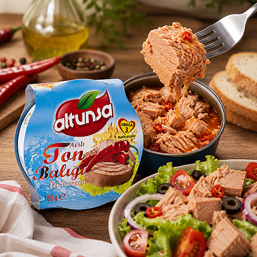 Altunsa Acılı Ton Balığı 160 G x 24 Adet 1 KOLİ - 6