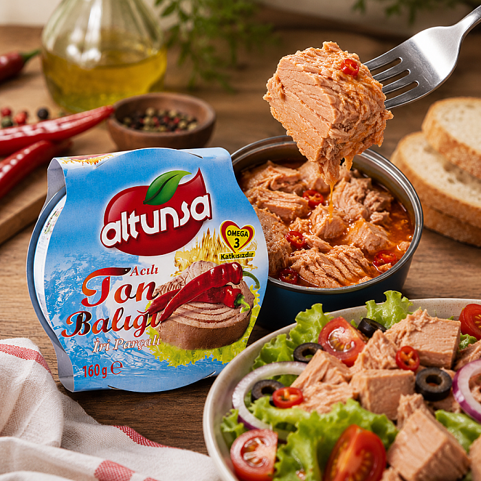 Altunsa Acılı Ton Balığı 160 G x 24 Adet 1 KOLİ - 6