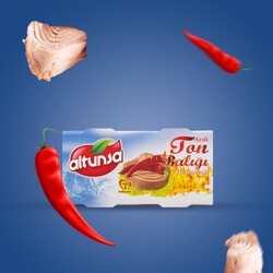 Altunsa Acılı Ton Balığı 2×160 Gr - Altunsa