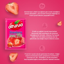 Altunsa Çilek Aromalı Soğuk Toz İçecek 9 gr X 24 Adet - 3