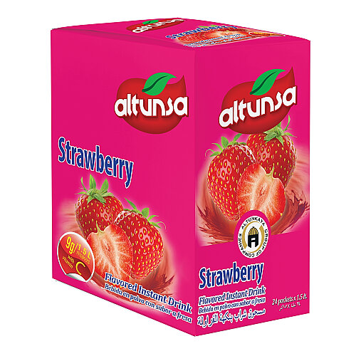 Altunsa Çilek Aromalı Soğuk Toz İçecek 9 gr X 24 Adet - 3