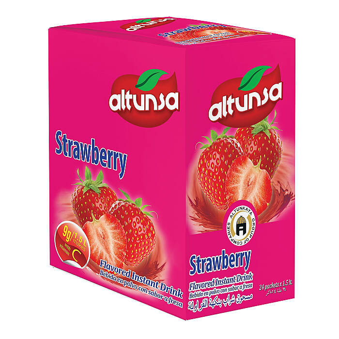 Altunsa Çilek Aromalı Soğuk Toz İçecek 9 gr X 24 Adet - 3