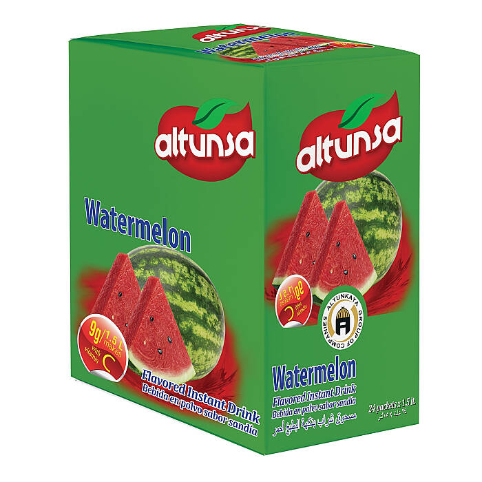 Altunsa Karpuz Aromalı Soğuk Toz İçecek 9 Gr X 24 Adet - 3