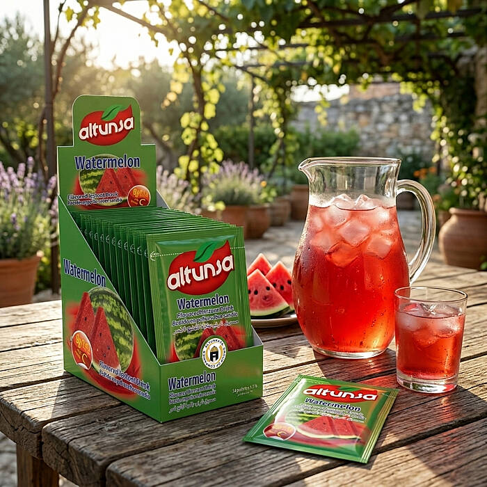 Altunsa Karpuz Aromalı Soğuk Toz İçecek 9 Gr X 24 Adet - 2