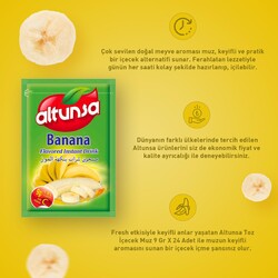 Altunsa Muz Aromalı Soğuk Toz İçecek 9 Gr x 24 Adet - 3
