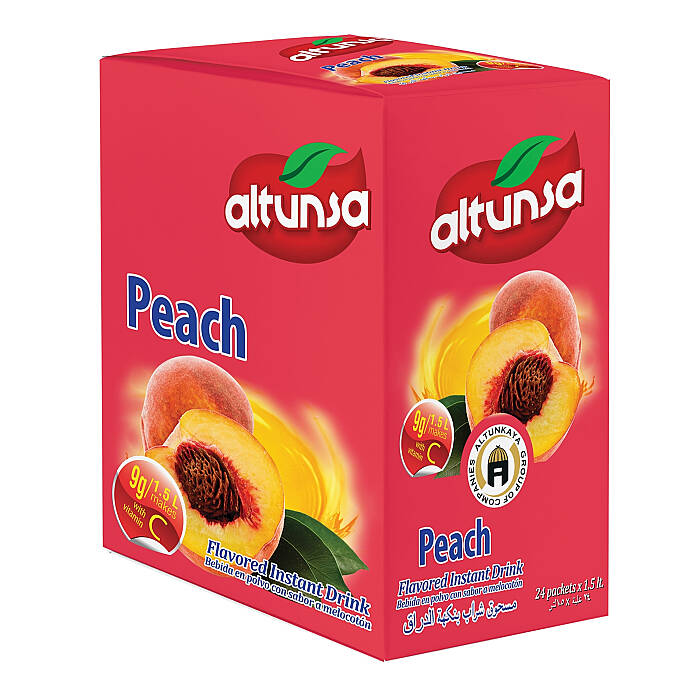 Altunsa Şeftali Aromalı Soğuk Toz İçecek 9 gr X 24 Adet - 3