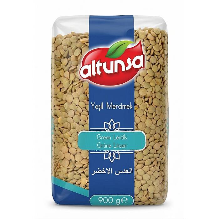 Altunsa Yerli Yeşil Mercimek 900 G - 1