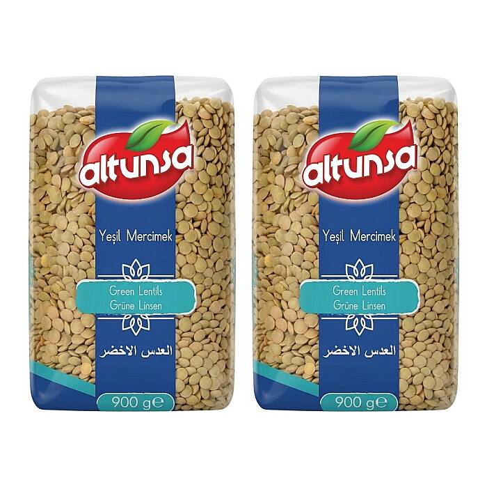 Altunsa Yerli Yeşil Mercimek 900 G x 2 Adet - 1