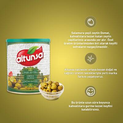 Altunsa Yeşil Zeytin Domat 180 Gr - 2