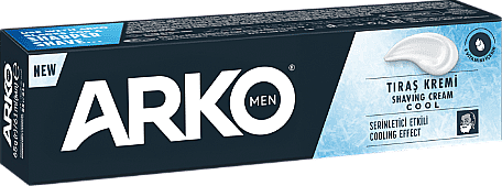 Arko Men Cool Tıraş Kremi Serinletici Etkili 90 gr - 1