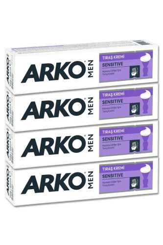 Arko Tıraş Kremi 90 gr Sensitiv x4 Adet - Arko