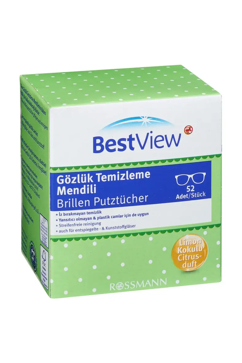 Bestview Gözlük Temizleme Mendili 52 li - 1
