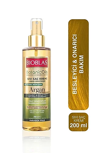 Bioblas Botanic Oils Argan Yağlı Sıvı Saç Kremi 200 ML x 2 Adet - 2