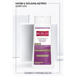 Bioblas Collagen Keratin Çok İnce ve Hacimsiz Saçlar İçin Hacim Şampuanı 360 ml - 2
