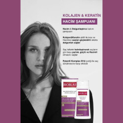 Bioblas Collagen Keratin Çok İnce ve Hacimsiz Saçlar İçin Hacim Şampuanı 360 ml - 3