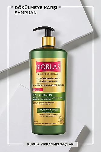 Bioblas Pytokeratin Therapy Saç Şampuanı 1000 Ml x 2 adet - 2
