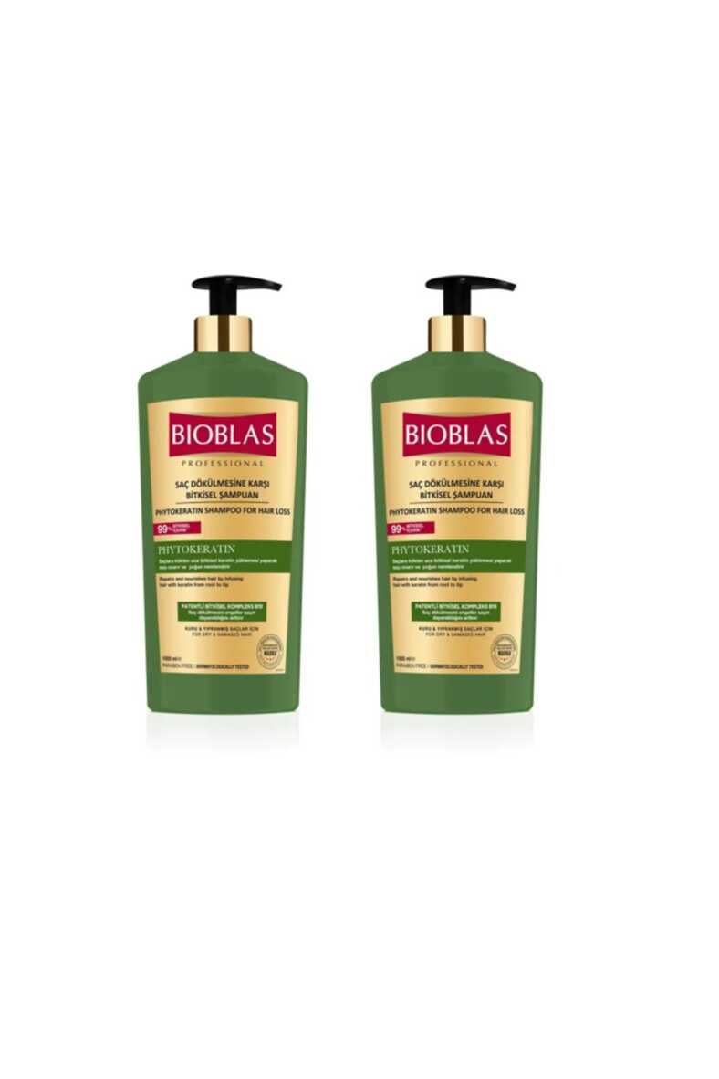 Bioblas Pytokeratin Therapy Saç Şampuanı 1000 Ml x 2 adet - 1