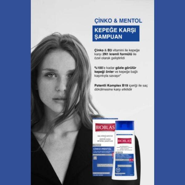 Bioblas Saç Dökülmesi ve Kepeğe Karşı Şampuan 360 ml - 3