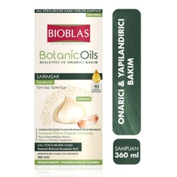 Bioblas Botanic Oils Saç Dökülmesine Karşı Sarımsak Özlü Şampuan 360 ml - 1