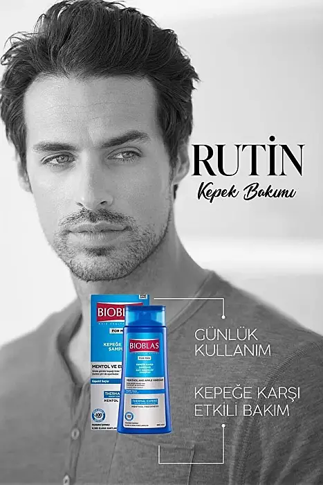 Bioblas Thermal Expert Men Kepeğe Karşı Şampuan 360 ml x 2 Adet - 4