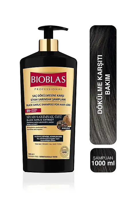 Black Garlic Extract Saç Dökülmesine Karşı Siyah Sarımsak Şampuanı 1000ml X 2li Set - 6