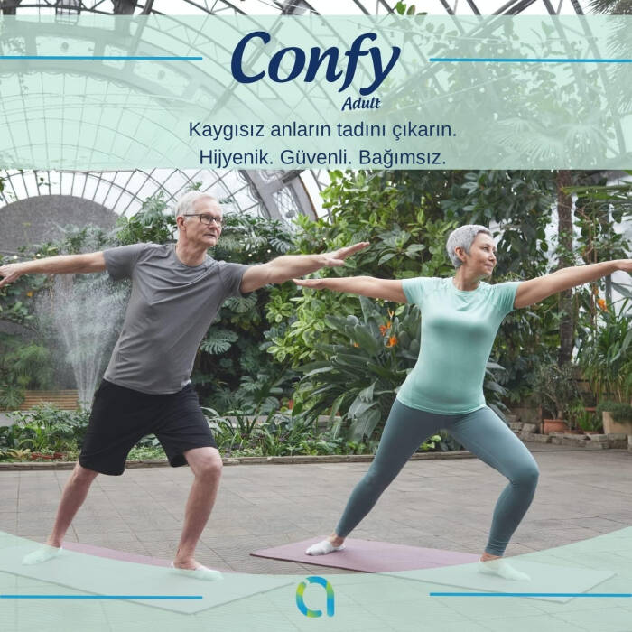 Confy Adult Yetişkin Bez Straight Medium Jumbo 30'lu - 7