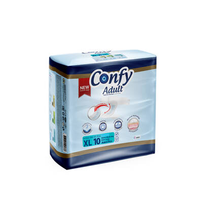 Confy Adult Yetişkin Bezi Extralarge 10'lu - 1
