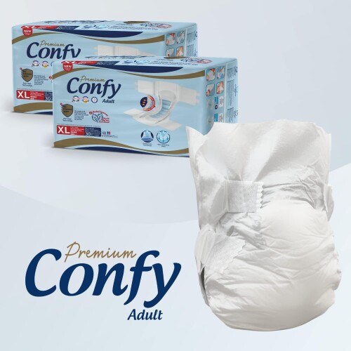 Confy Adult Yetişkin Bezi Extralarge 30 Adet x 3 Paket - 2