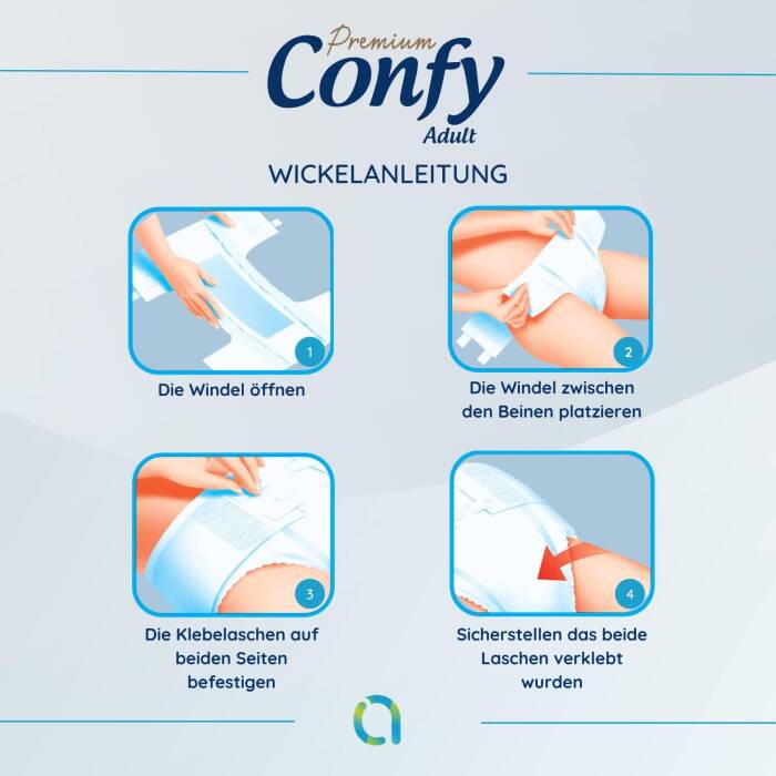 Confy Adult Yetişkin Bezi Extralarge 30 Adet x 3 Paket - 5