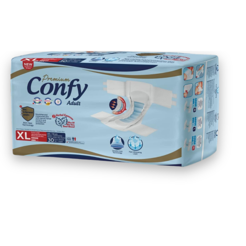 Confy Adult Yetişkin Bezi Extralarge 30'lu - Confy Adult