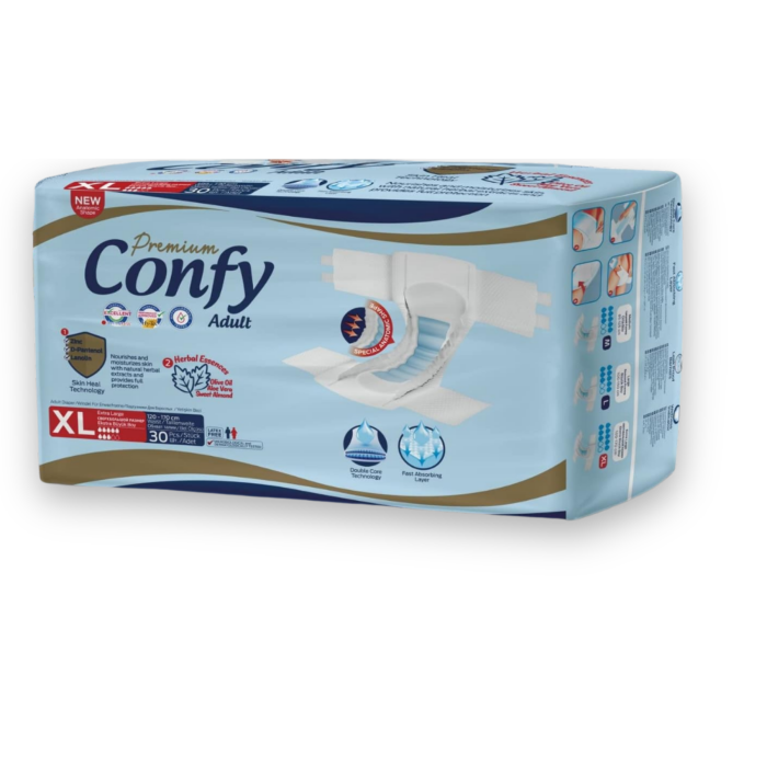 Confy Adult Yetişkin Bezi Extralarge 30'lu - 1