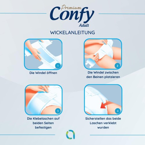 Confy Adult Yetişkin Bezi Large 30 Adet x 2 Paket - 5