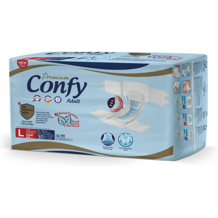 Confy Adult Yetişkin Bezi Large 30'lu - 1