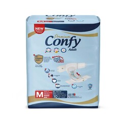 Confy Adult Yetişkin Bezi Medium 10'lu - 1