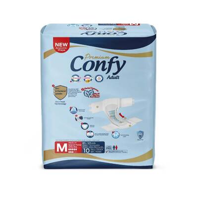 Confy Adult Yetişkin Bezi Medium 10'lu - 2