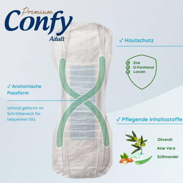Confy Adult Yetişkin Bezi Medium 90 Adet (3 Paket) - 5