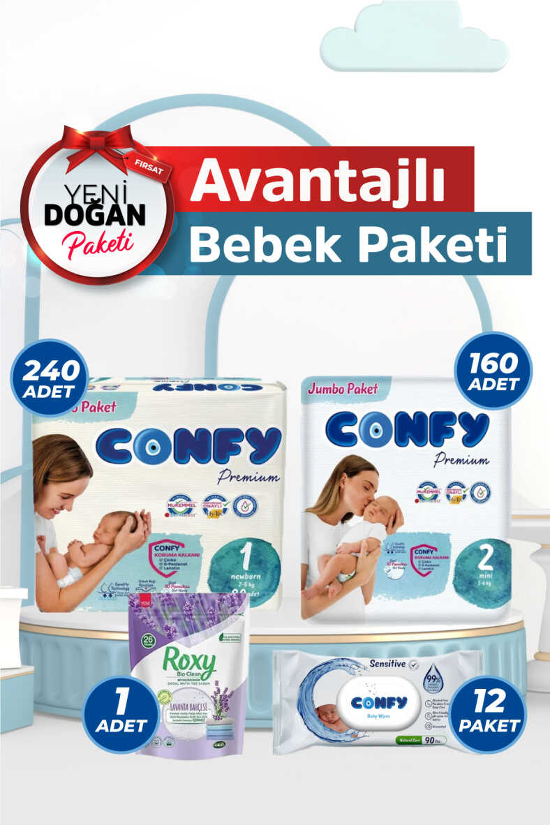 Confy Avantajlı Yenidoğan Bebek Paketi - 1