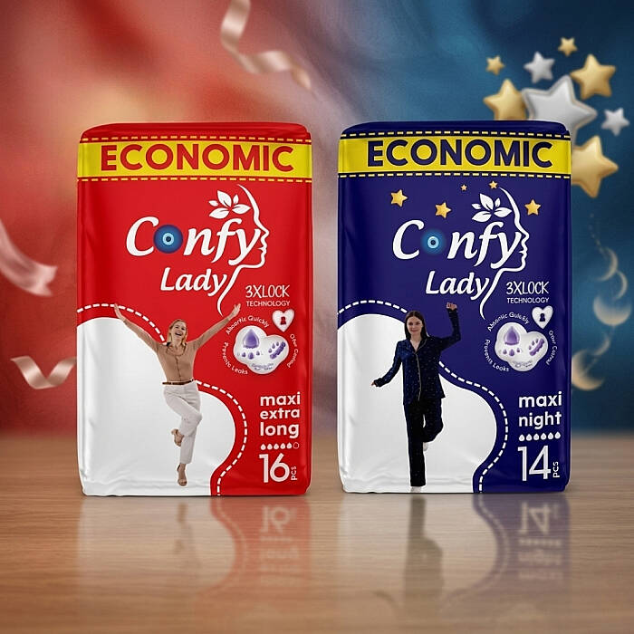 Confy Lady Gece Serisi 2 Li Ekonomik Tanışma Paketi 30 Adet - 4