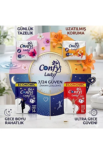 Confy Lady Gece ve Gündüz Özgürlük Seti 49 Adet - 7