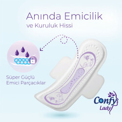 Confy Lady Hijyenik Ped Classic Normal Eko Paket 20 Adet - 2