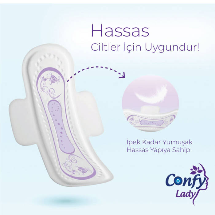 Confy Lady Hijyenik Ped Classic Normal Eko Paket 20 Adet - 3