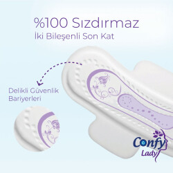 Confy Lady Hijyenik Ped Classic Normal Eko Paket 20 Adet - 5