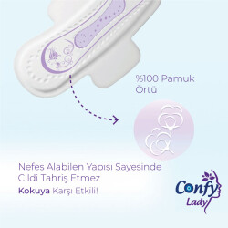 Confy Lady Hijyenik Ped Classic Uzun Gün 16 lı Paket - 5