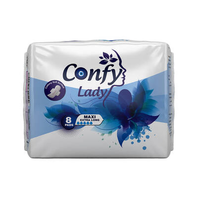 Confy Lady Hijyenik Ped Maxi Extralong 8 Adet - 1