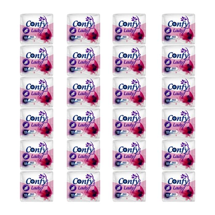 Confy Lady Hijyenik Ped Maxi Normal 10 Adet x 24 Adet - 1