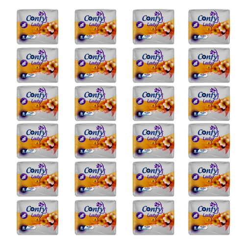 Confy Lady Hijyenik Ped Ultra Long 24 Adet - Confy Lady